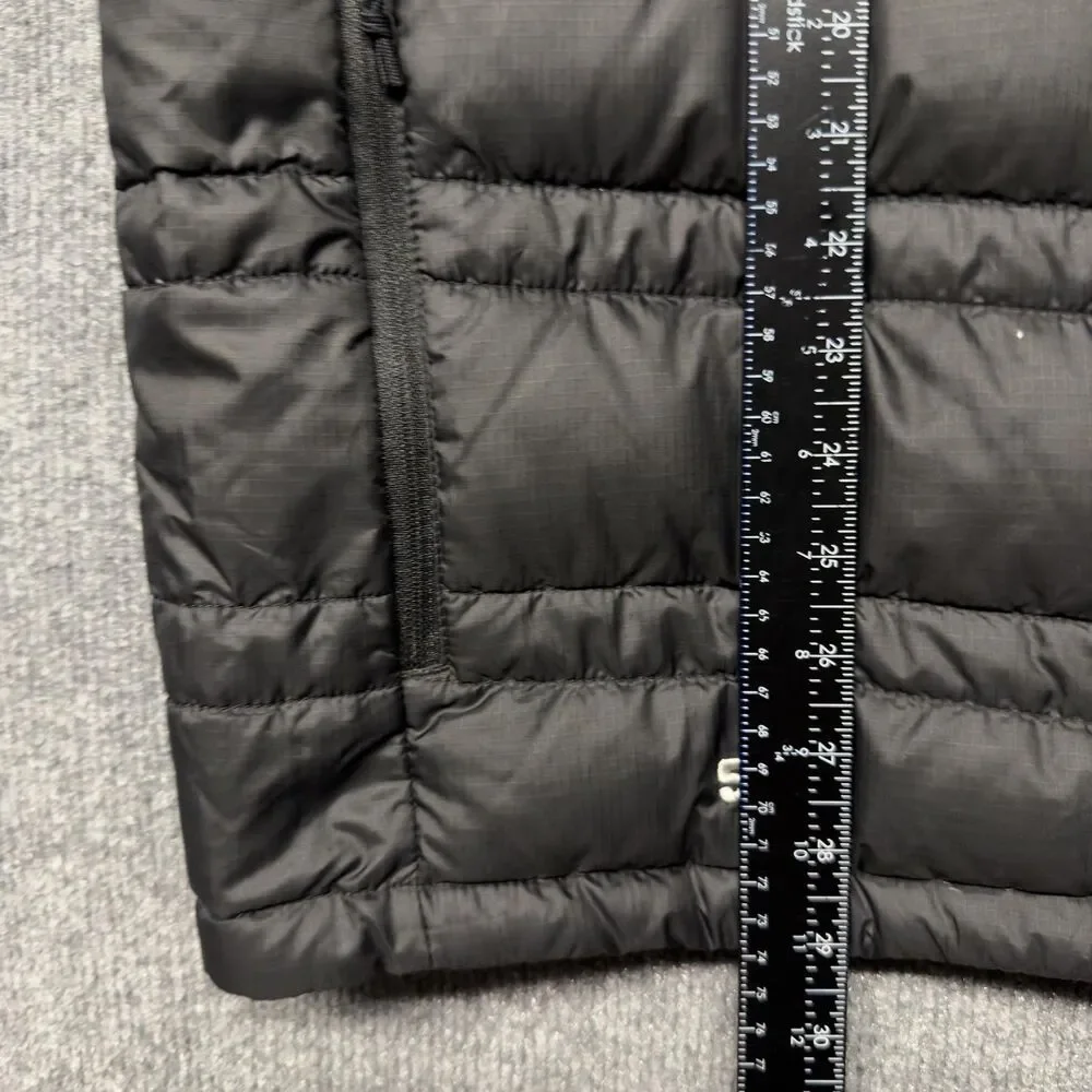 The North Face 550 Down Puffer Vest Mens XL Black Insulated Zip Outdoor Hiking
